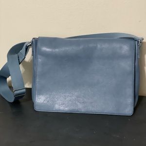MADZAY Blue Horizontal Messenger Bag
